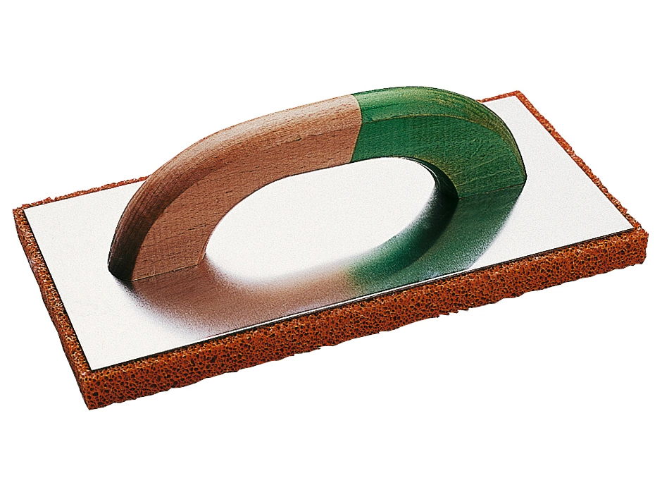 TRIUSO Alu-Reibebrett Roter Gummibelag 18 Mm 140x280 Mm