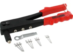 TRIUSO Blindnietzangenset Mit 60 Alu-Nieten