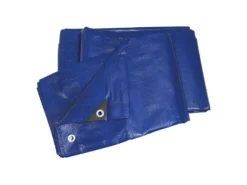 TRIUSO Gewebeplane Blau 6x4 M