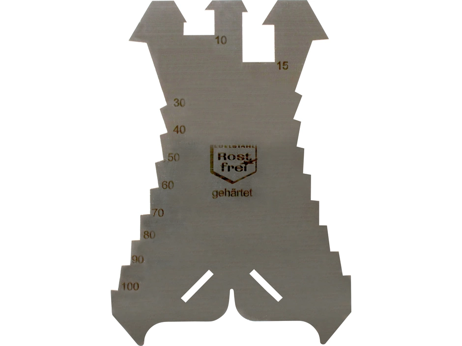 TRIUSO Anreißschablone 140x100x1,3 Mm