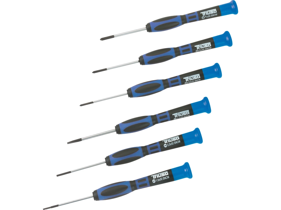 TRIUSO Feinmechaniker-Schraubendreher-Satz Hobbyline 6-tlg.