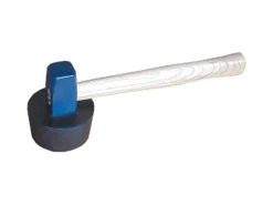 TRIUSO Plattenlegerhammer Mit Gummiaufsatz Rund 1500 G