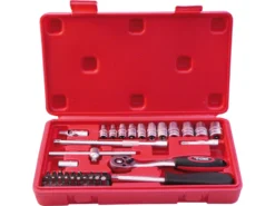 TRIUSO Steckschlüsselsatz 1/4” Inkl. Koffer 39-tlg.