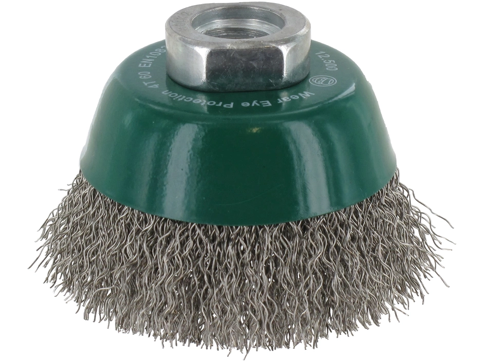 TRIUSO Topfbürste Edelstahldraht Gewellt Ø60 Mm