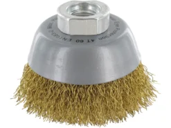 TRIUSO Topfbürste Messingdraht Gewellt Ø60 Mm