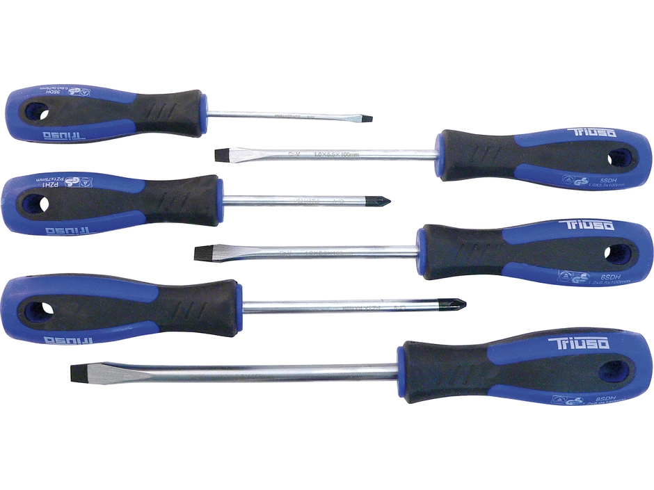 TRIUSO Schraubendrehersatz 6-tlg.