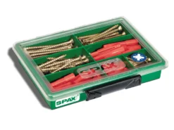SPAX Sortiment Klein Yellox Mit Dübeln 130 St.