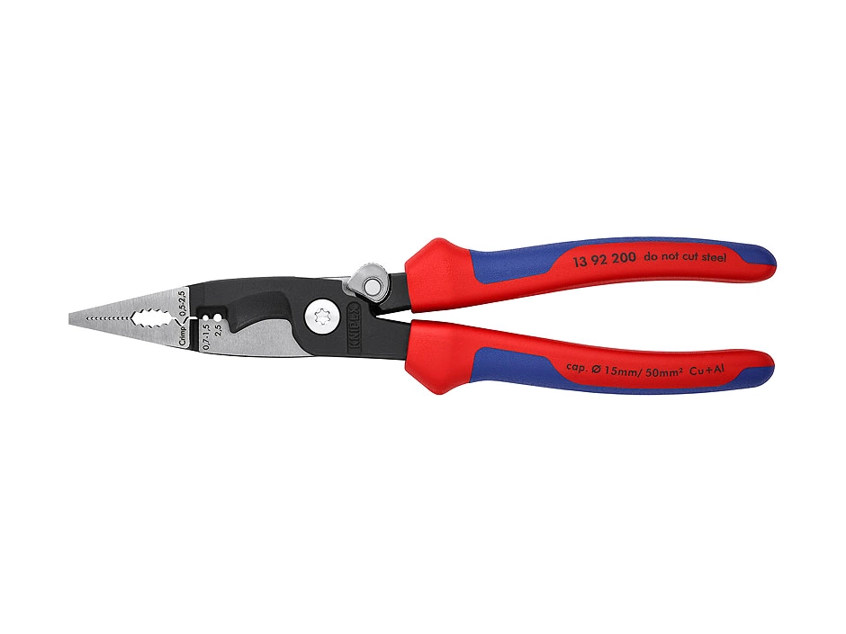KNIPEX El.-Installationszange M. Öffnungsf. MK 200 Mm SB