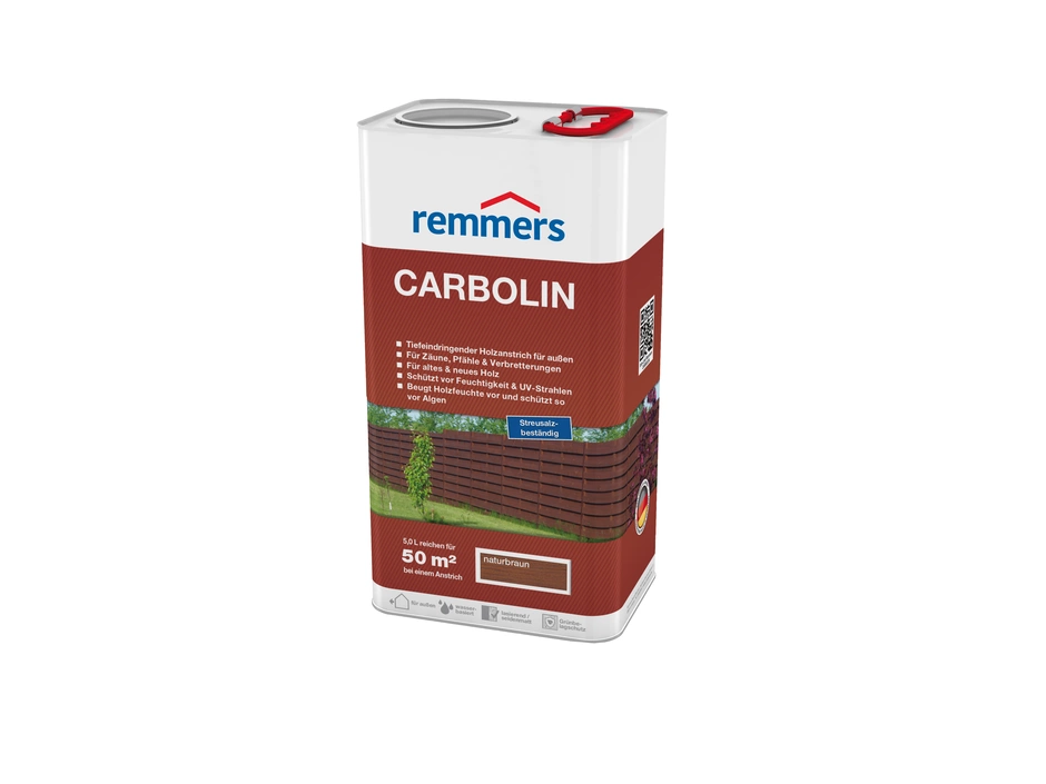 Remmers Carbolin Holzschutzmittel Naturbraun 5 L