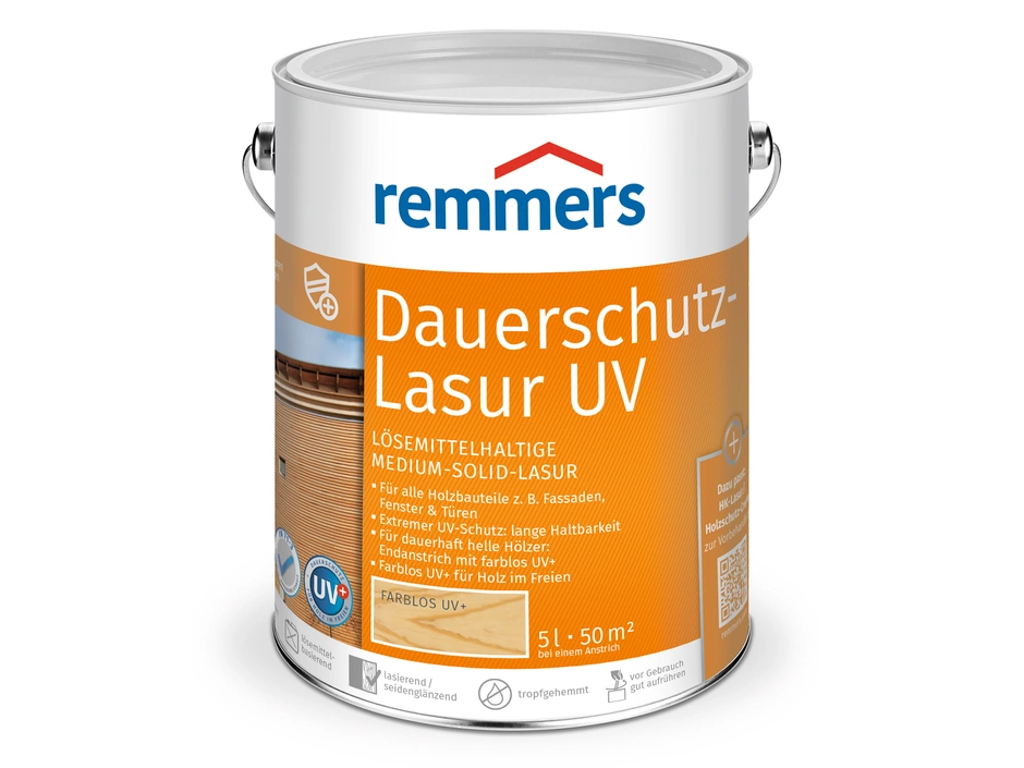 Remmers Dauerschutz-Lasur UV Nussbaum 5 L – Bild 5
