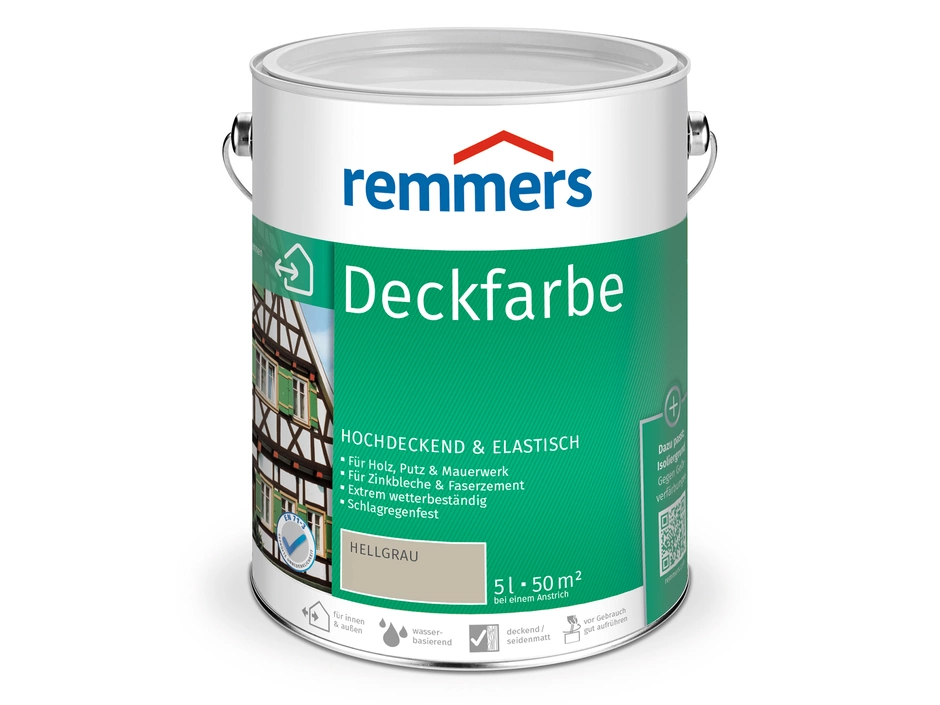 Remmers Deckfarbe Skandinavisch Rot 5 L – Bild 5