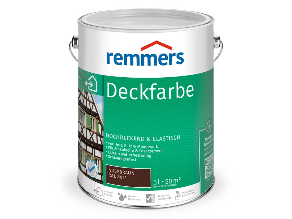 Remmers Deckfarbe Skandinavisch Rot 5 L – Bild 6