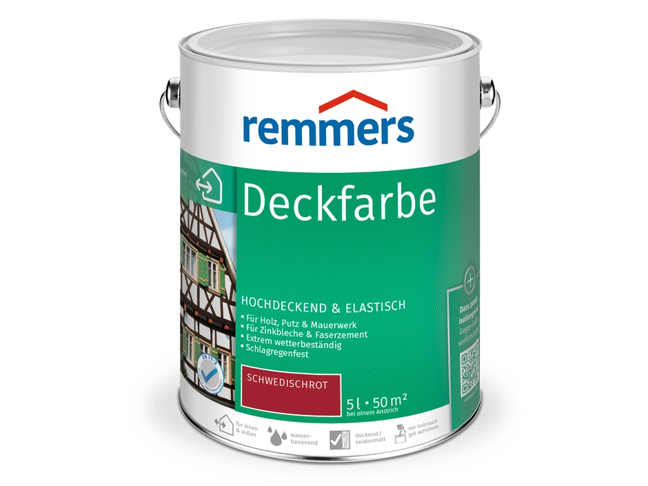 Remmers Deckfarbe Skandinavisch Rot 5 L – Bild 9