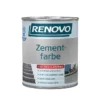 Renovo Zementfarbe Seidenglänzend Steingrau 0,75 L
