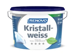 Renovo Kristallweiß Matt Weiß 10 L