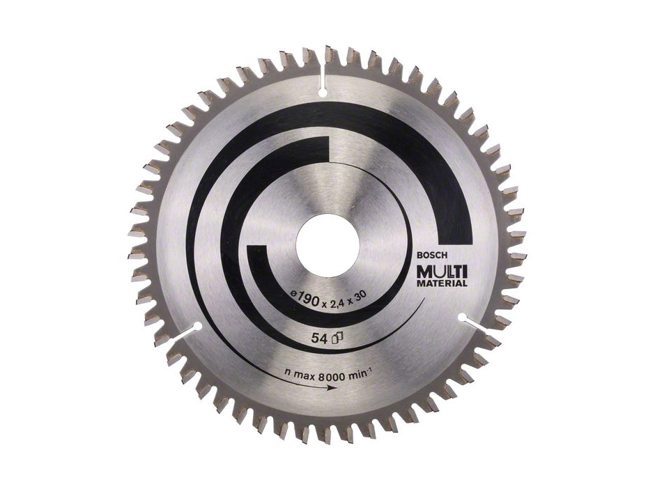 Bosch Kreissägeblatt Multi Material Ø190x30x2,4 Mm 54 Z.
