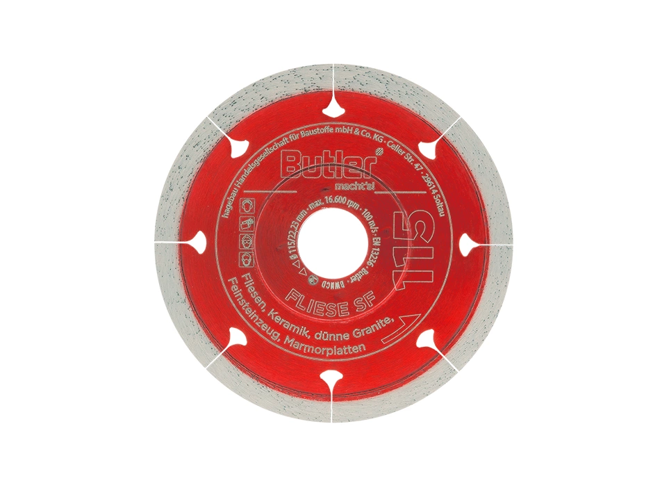 Butler Macht´s! Diamant-Trennscheibe Fliese SF Ø125x22,23 Mm – Bild 3