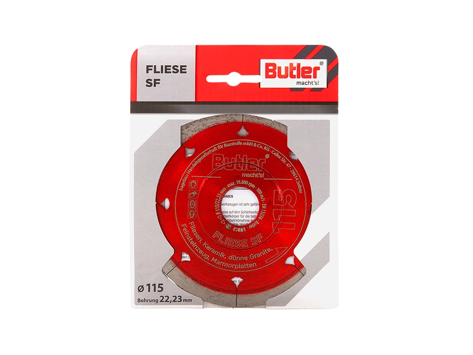 Butler Macht´s! Diamant-Trennscheibe Fliese SF Ø125x22,23 Mm – Bild 4