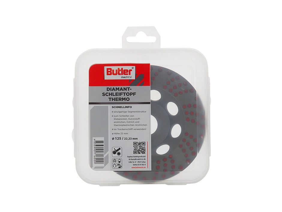 Butler Macht´s! Diamant-Thermoschleiftopf Ø125x22,23 Mm – Bild 2