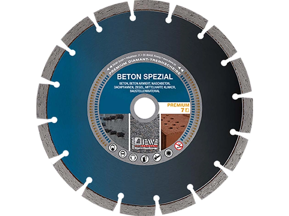 DIEWE Diamant-Trennscheibe Beton Spezial Ø300x30-25,4 Mm