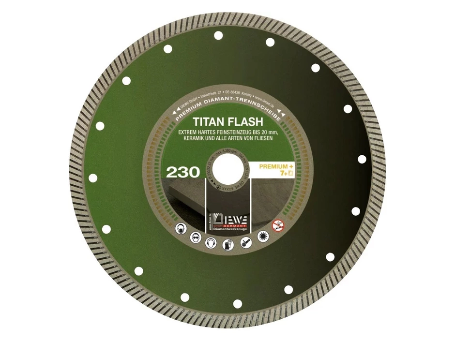 DIEWE Diamant-Trennscheibe Titan Flash Ø300x25,4 Mm – Bild 2