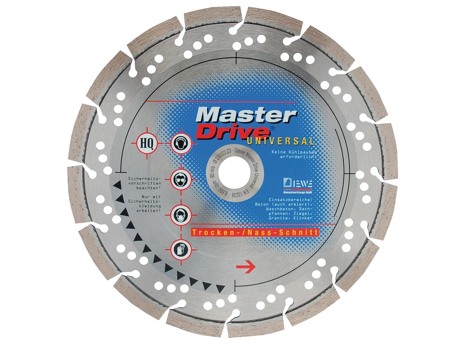 DIEWE Diamant-Trennscheibe Master Drive Univer.Ø125x22,23 Mm – Bild 2