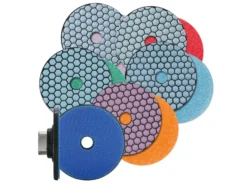 DIEWE Diamant-Polierpads Set 8-tlg.