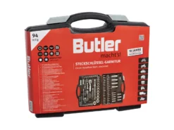 Butler Macht´s! Steckschlüssel-Garnitur 1/2″ U. 1/4″ 94-tlg.