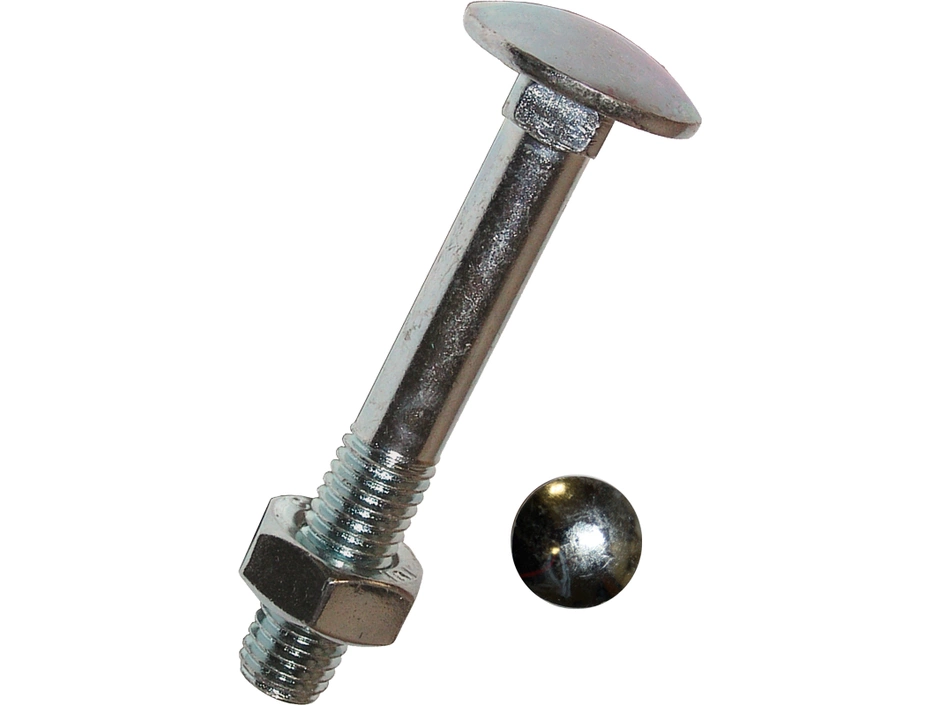 DH Flachrundschraube Mit Vierkantansatz Mu M8x50 Mm 200 St.