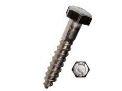 DH Sechskant-Holzschraube A2 Ø10x50 Mm 15 St.