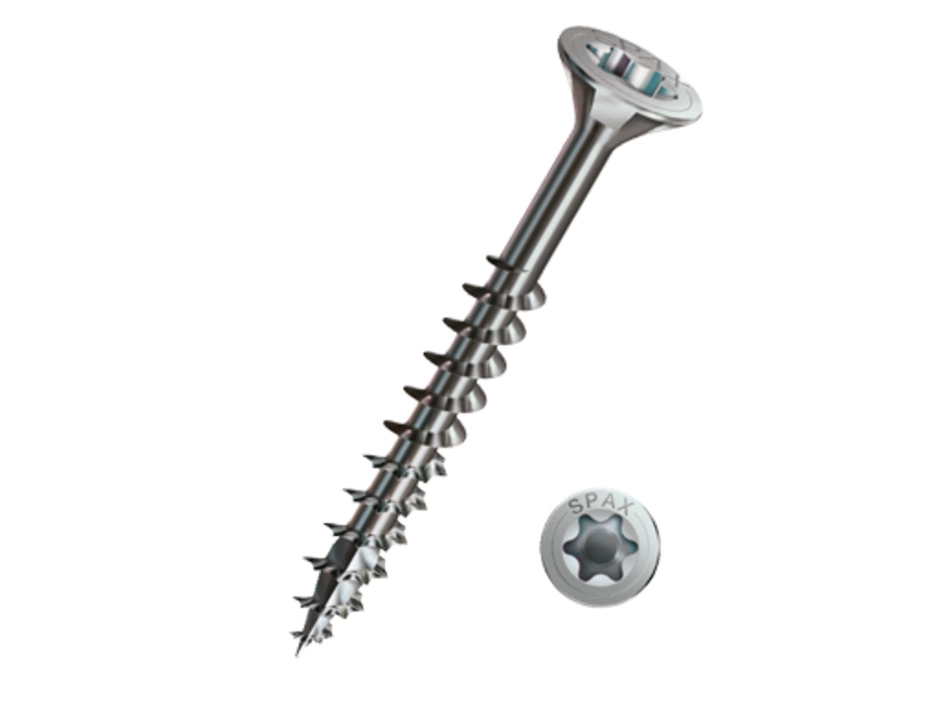 DH Spax-Schrauben Senkkopf Teilgewinde A2 Ø6x60 Mm 100 St.