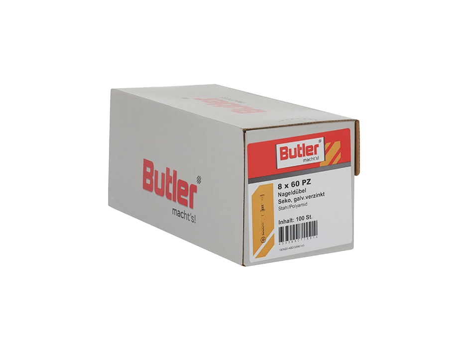 Butler Macht´s! Nageldübel Stahl/Polyamid Ø8x120 Mm 100 St. – Bild 4