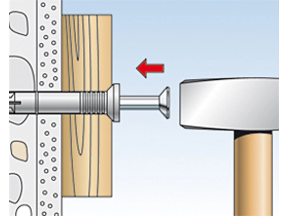 Fischer Nageldübel N Pilzkopf Ø6x30/1 Mm 100 St. – Bild 6
