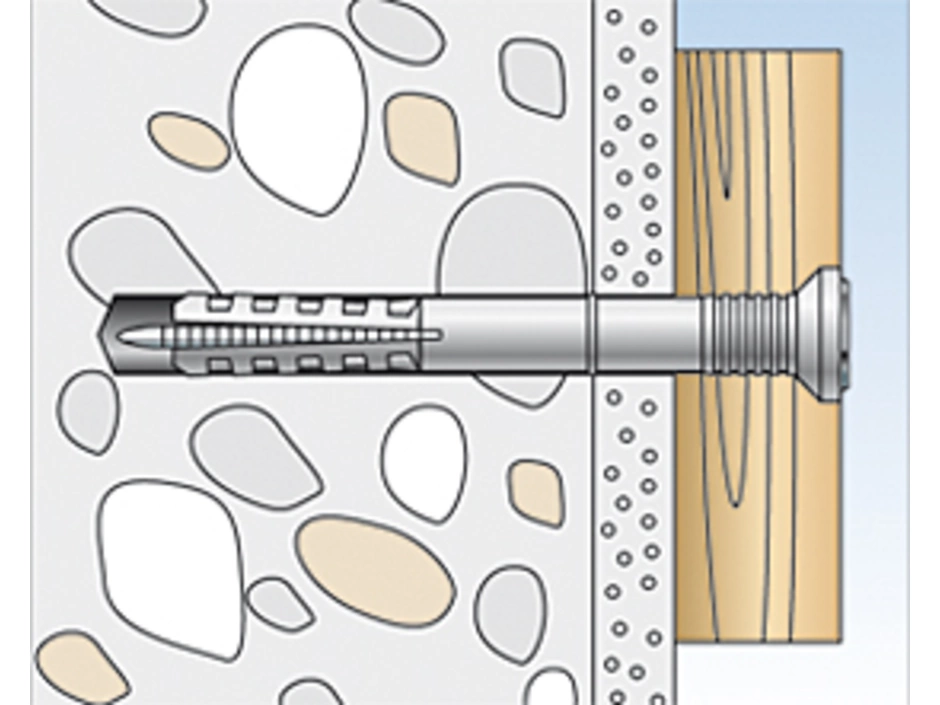 Fischer Nageldübel N Senkkopf Ø6x40/10 Mm 100 St. – Bild 7