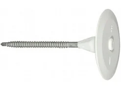 Fischer Halteteller Mit Schraube DHT S Weiß 80 Mm