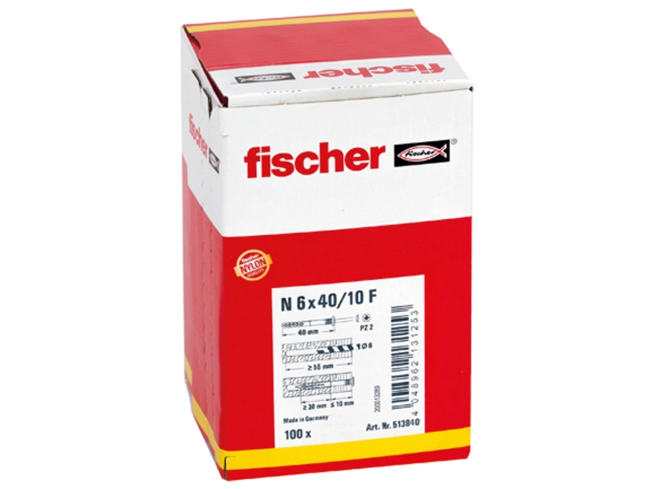 Fischer Nageldübel N Senkkopf Ø8x120/80 Mm 50 St. – Bild 4