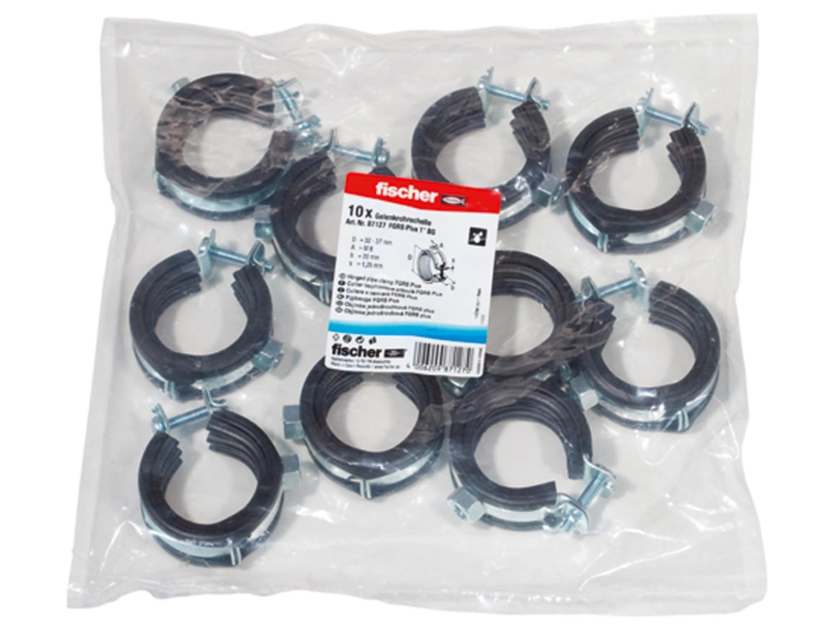 Fischer Gelenkrohrschelle FGRS Plus 1" BG