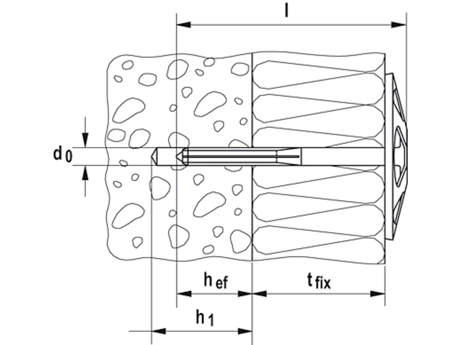 Fischer Dämmstoffhalter DHK 140 Mm – Bild 4