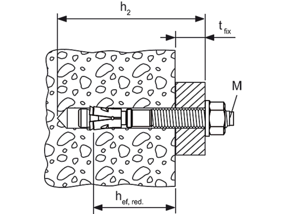 Fischer Bolzenanker FAZ II K GS 10/10 Mm – Bild 4