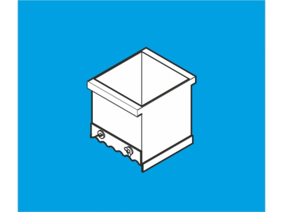 Bayer DB-Mörtelschliten 300mm Dünnbettmörtelschlitten Mit Speziellem Kalksandstein-Zahnkamm Sorten-Nr. ZS0 040